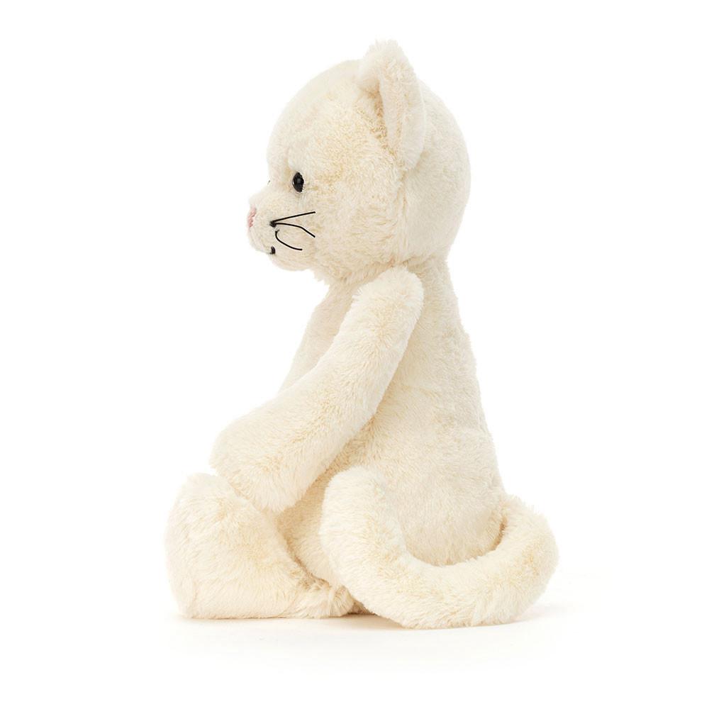 Peluche Jellycat Bashful Cream Kitten,31cm x 12cm x 9cm Branco | Portugal  ESVAO-7268