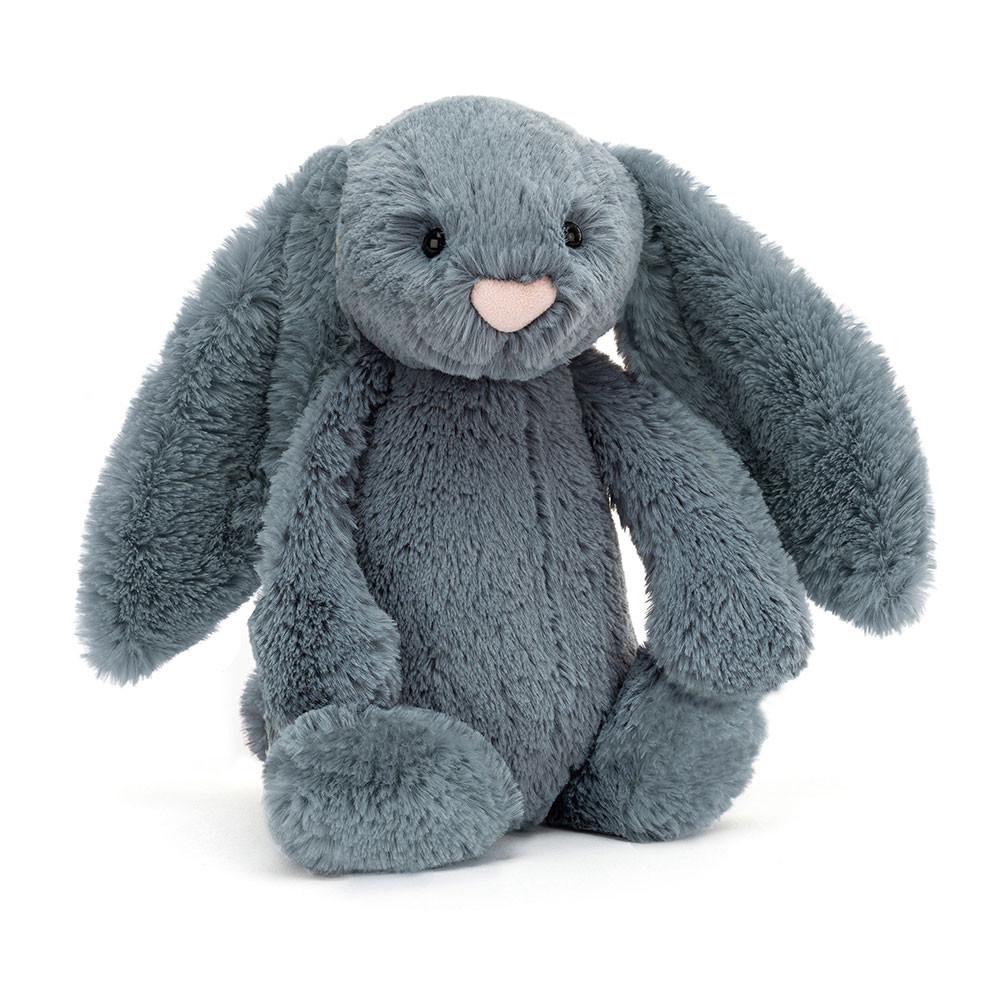 Peluche Jellycat Bashful Dusky Coelhinha,31cm x 12cm x 9cm Azuis | Portugal  KDRAL-1906