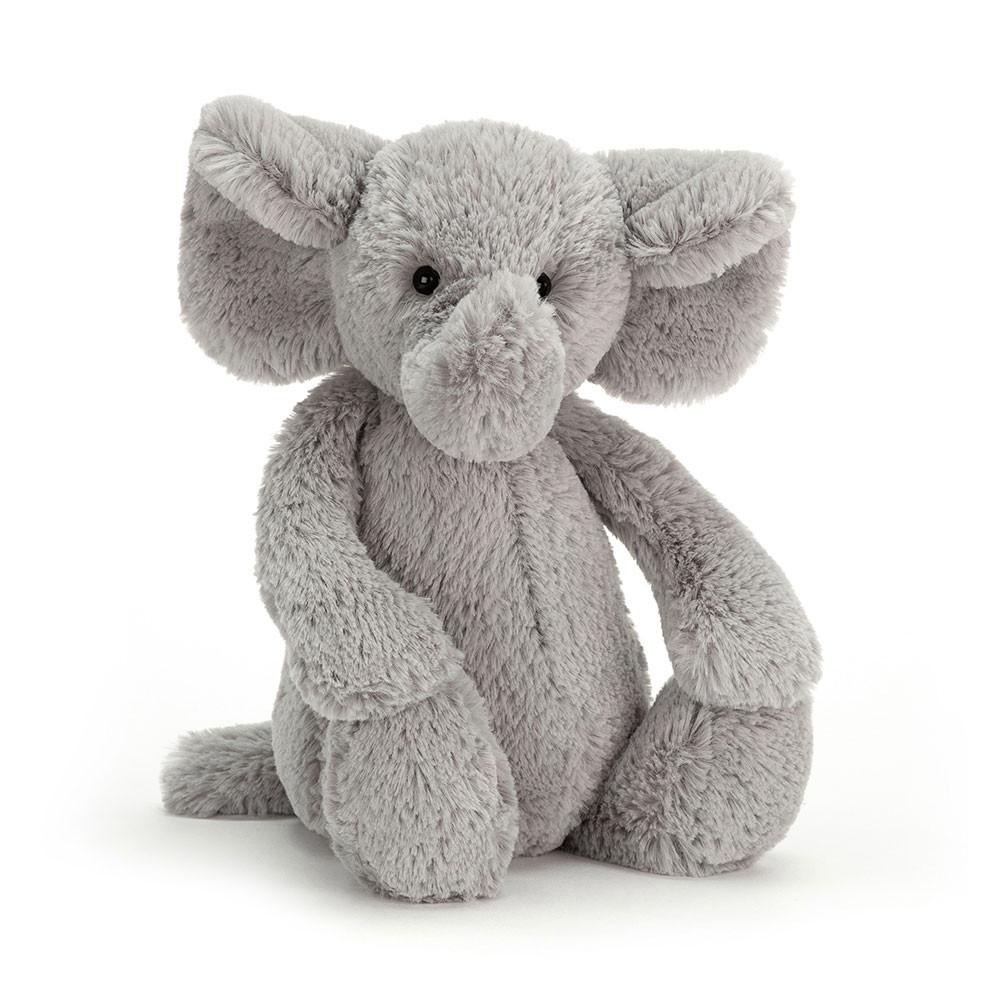 Peluche Jellycat Bashful Elephant,31cm x 12cm x 9cm Cinzentas | Portugal  LJCIR-0913