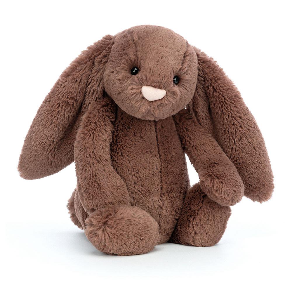 Peluche Jellycat Bashful Fudge Coelhinha,31cm x 12cm x 9cm Marrom | Portugal  QTVMP-9653