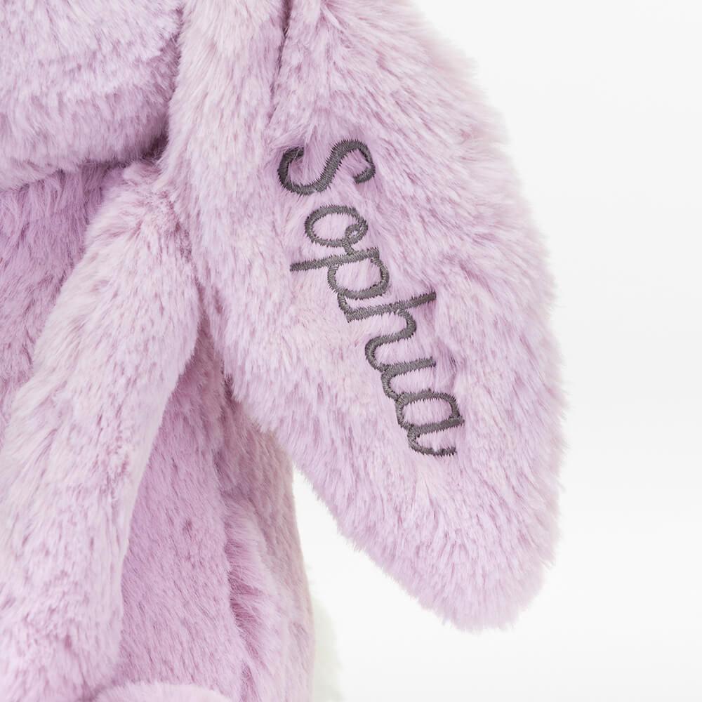 Peluche Jellycat Bashful Lilac Coelhinha Medium,31cm x 12cm x 9cm Roxo | Portugal  LYMGW-6492