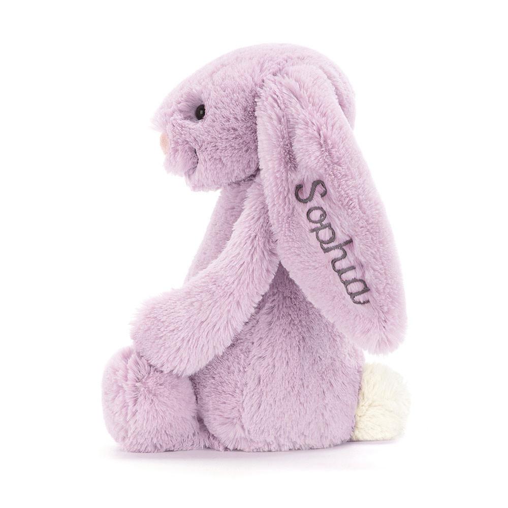 Peluche Jellycat Bashful Lilac Coelhinha Medium,31cm x 12cm x 9cm Roxo | Portugal  LYMGW-6492