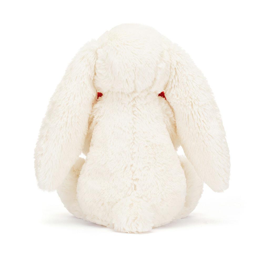 Peluche Jellycat Bashful Love Heart Coelhinha,31cm x 12cm x 9cm Branco | Portugal  OUXPZ-3790