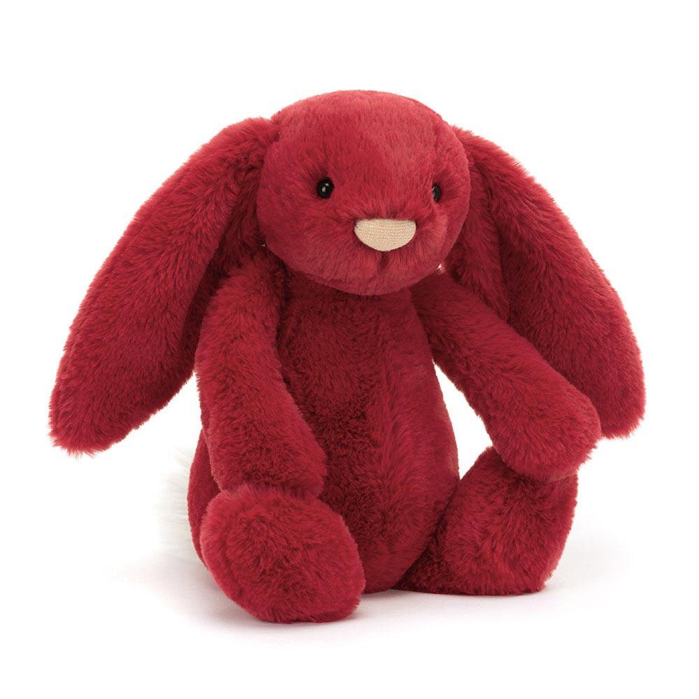 Peluche Jellycat Bashful Luxe Coelhinha Scarlett,31cm x 12cm x 9cm Vermelhas | Portugal  WTKXH-0247