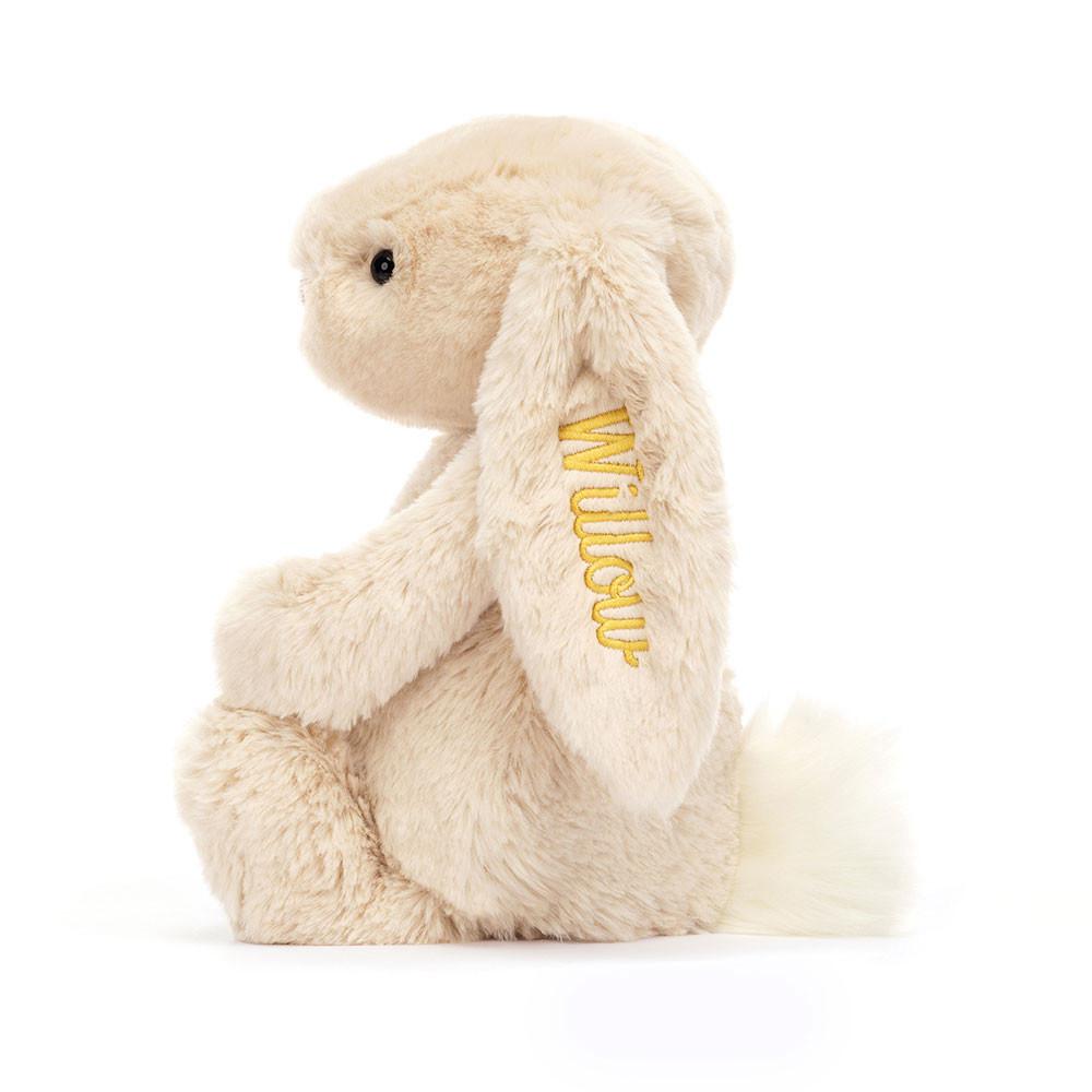 Peluche Jellycat Bashful Luxe Coelhinha Willow Medium,31cm x 12cm x 9cm Bege | Portugal  FCTLK-7896