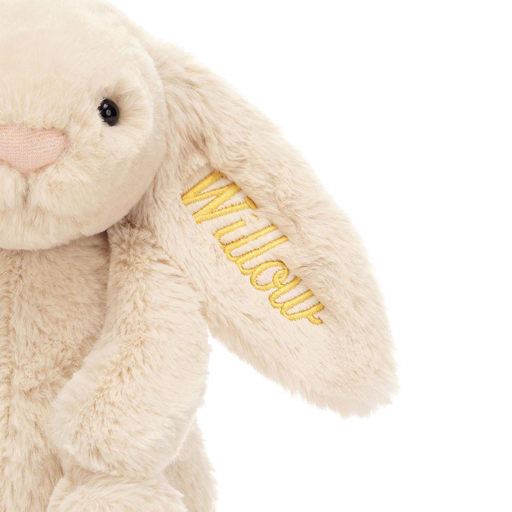Peluche Jellycat Bashful Luxe Coelhinha Willow Medium,31cm x 12cm x 9cm Bege | Portugal  FCTLK-7896