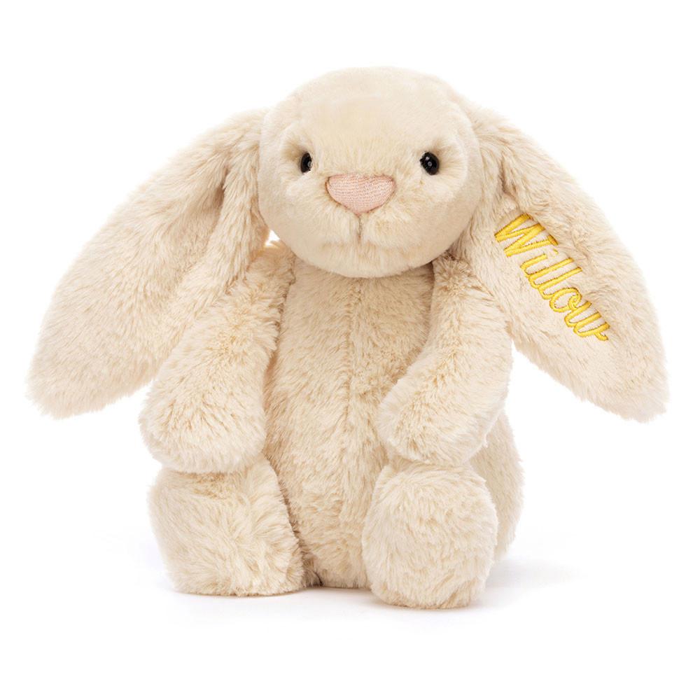 Peluche Jellycat Bashful Luxe Coelhinha Willow Medium,31cm x 12cm x 9cm Bege | Portugal  FCTLK-7896