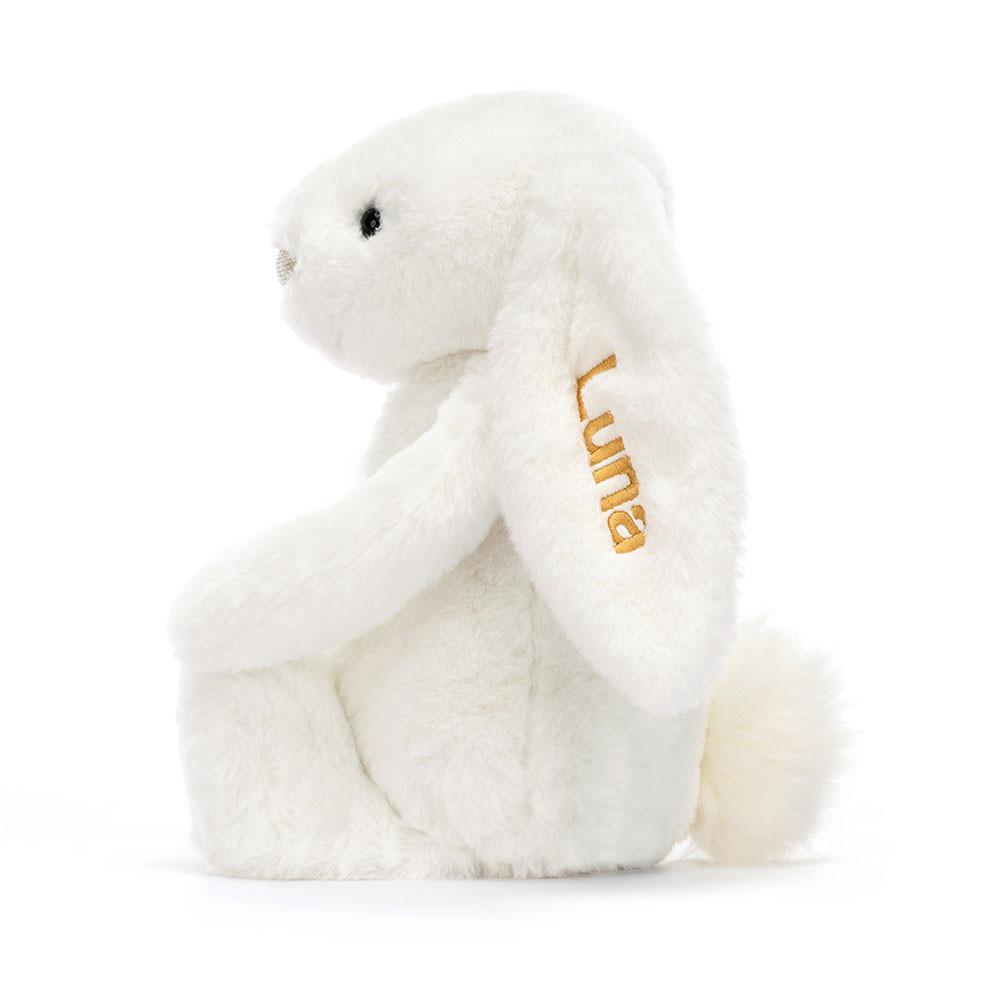 Peluche Jellycat Bashful Luxe Coelhinha Luna Medium,51cm x 21cm x 12cm Branco | Portugal  GQDPF-3861