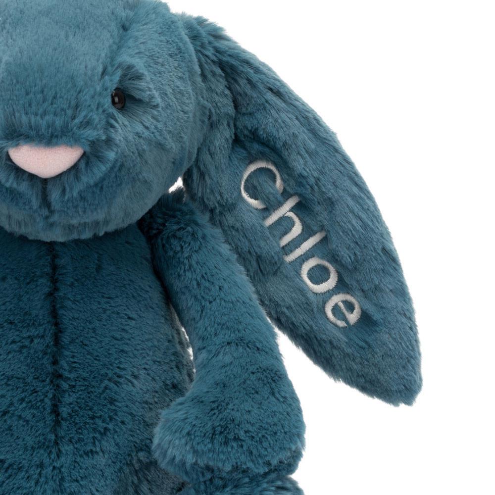 Peluche Jellycat Bashful Mineral Coelhinha Medium,31cm x 12cm x 9cm Azuis | Portugal  MNSIZ-2149