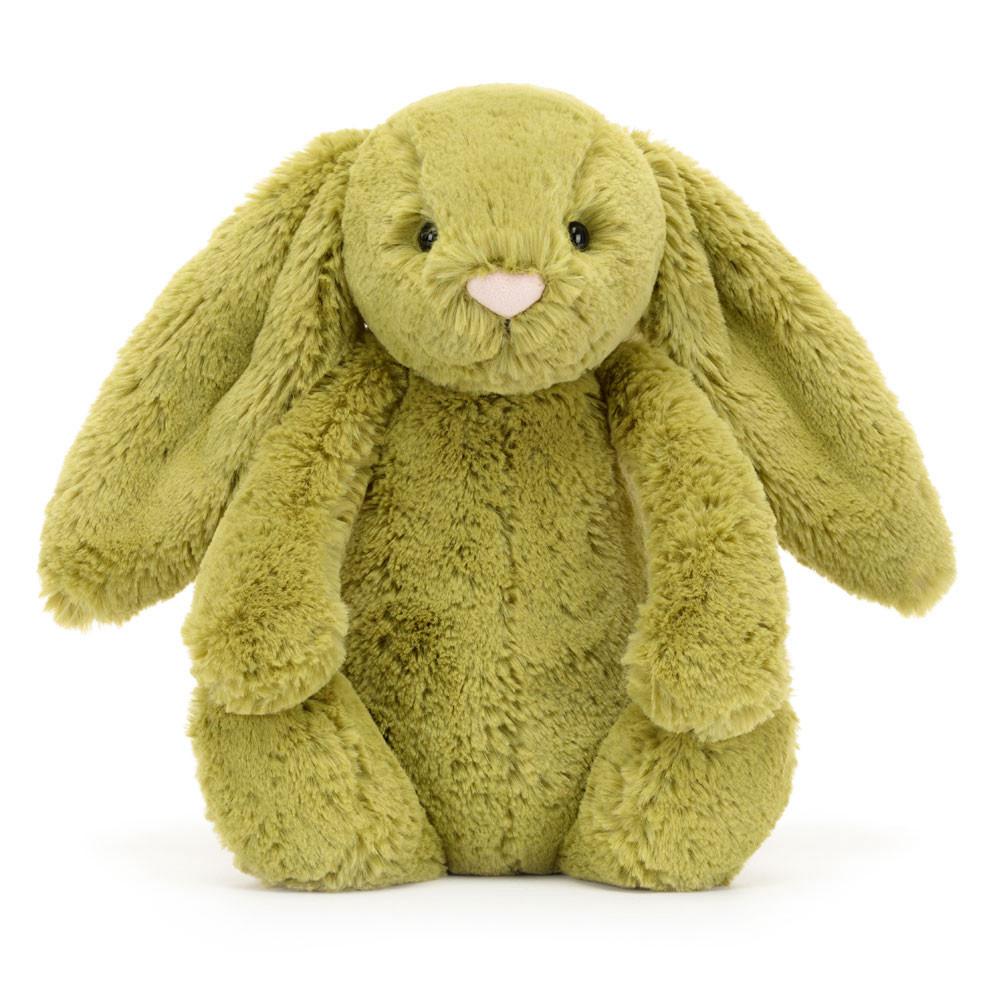 Peluche Jellycat Bashful Moss Coelhinha,31cm x 12cm x 9cm Verdes | Portugal  YPIQE-0427