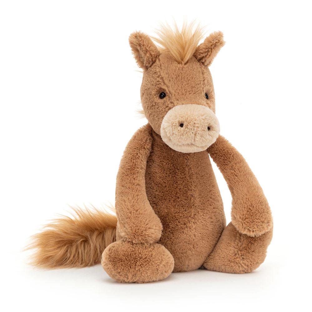 Peluche Jellycat Bashful Pony,31cm x 12cm x 9cm Marrom | Portugal  DMKJI-5079