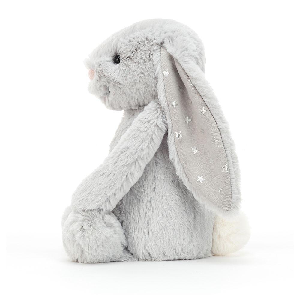 Peluche Jellycat Bashful Shimmer Coelhinha,31cm x 12cm x 9cm Cinzentas | Portugal  QWRNU-7368