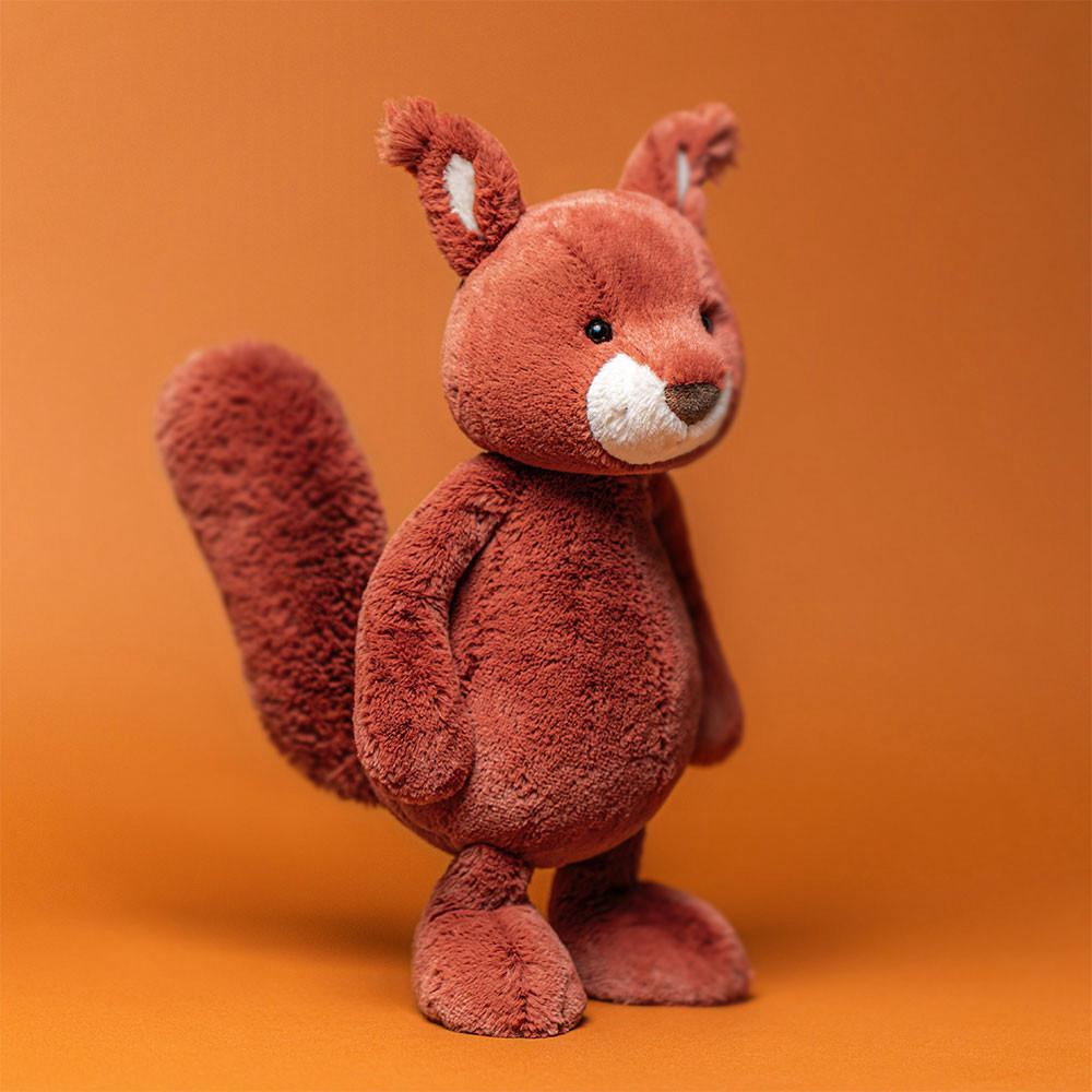 Peluche Jellycat Bashful Squirrel,31cm x 12cm x 9cm Vermelhas | Portugal  HVJMX-0472