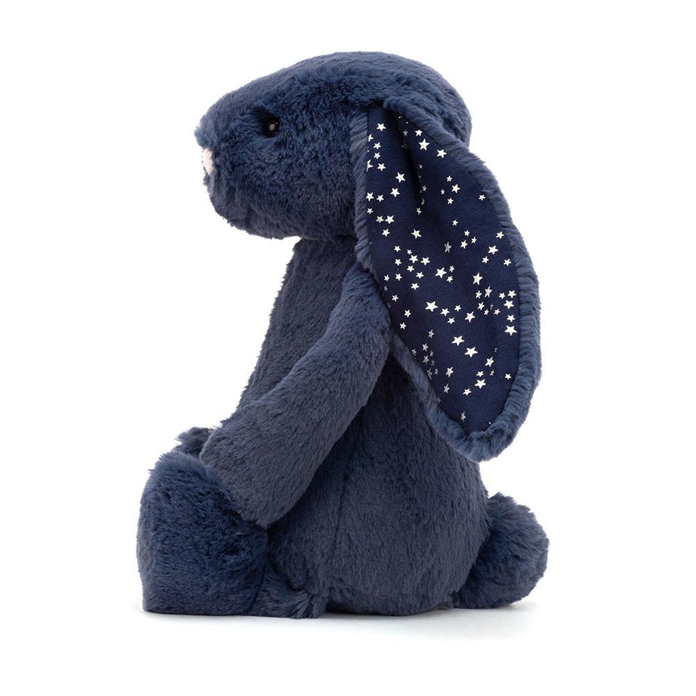 Peluche Jellycat Bashful Stardust Coelhinha,31cm x 12cm x 9cm Azuis | Portugal  WGABL-7182