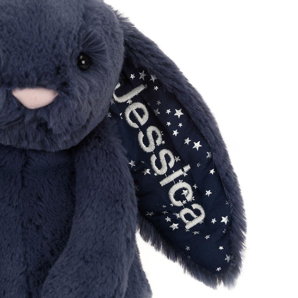 Peluche Jellycat Bashful Stardust Coelhinha Medium,31cm x 12cm x 9cm Azuis | Portugal  QOWEG-8720