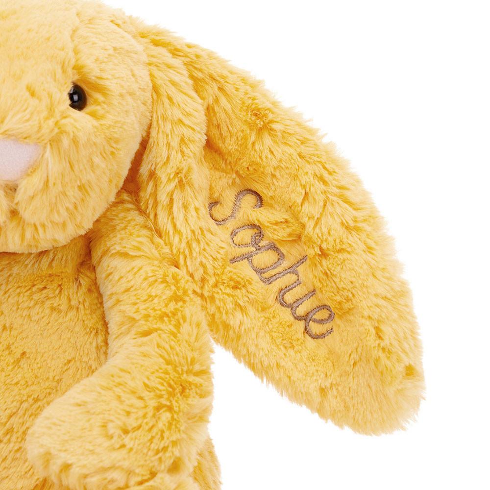 Peluche Jellycat Bashful Sunshine Coelhinha Medium,31cm x 12cm x 9cm Amarelas | Portugal  WBHCN-7528