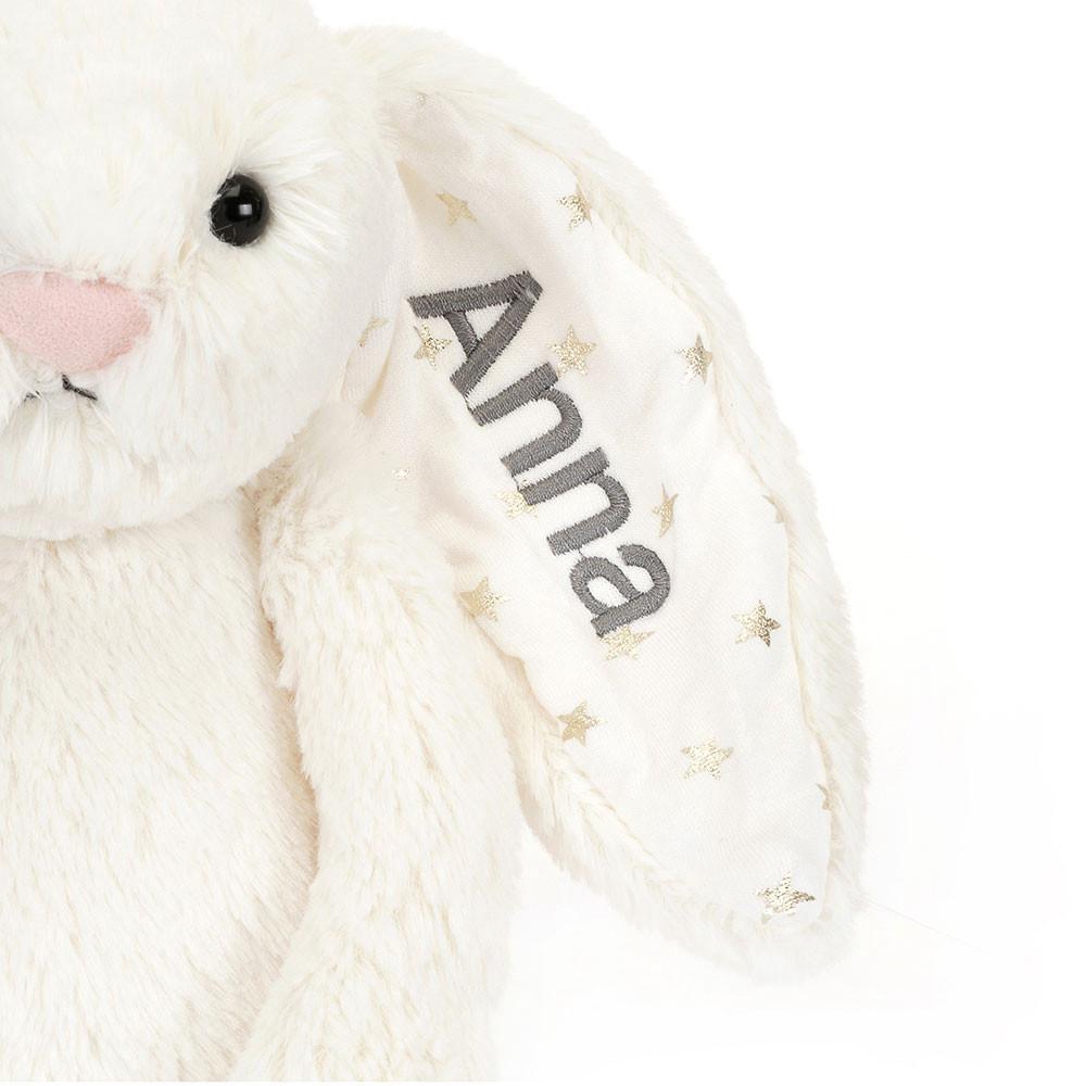 Peluche Jellycat Bashful Twinkle Coelhinha Medium,31cm x 12cm x 9cm Branco | Portugal  XHCQS-0827