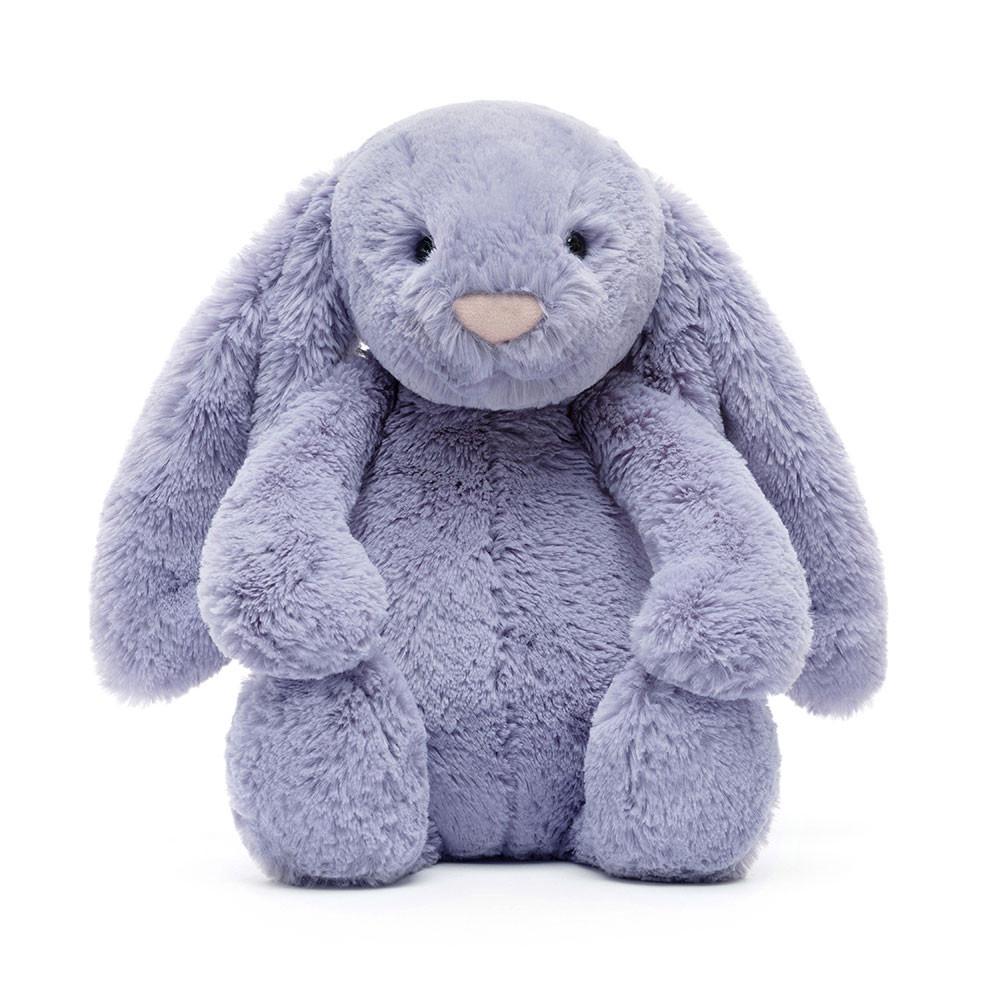 Peluche Jellycat Bashful Viola Coelhinha,31cm x 12cm x 9cm Roxo | Portugal  OHBLC-2130
