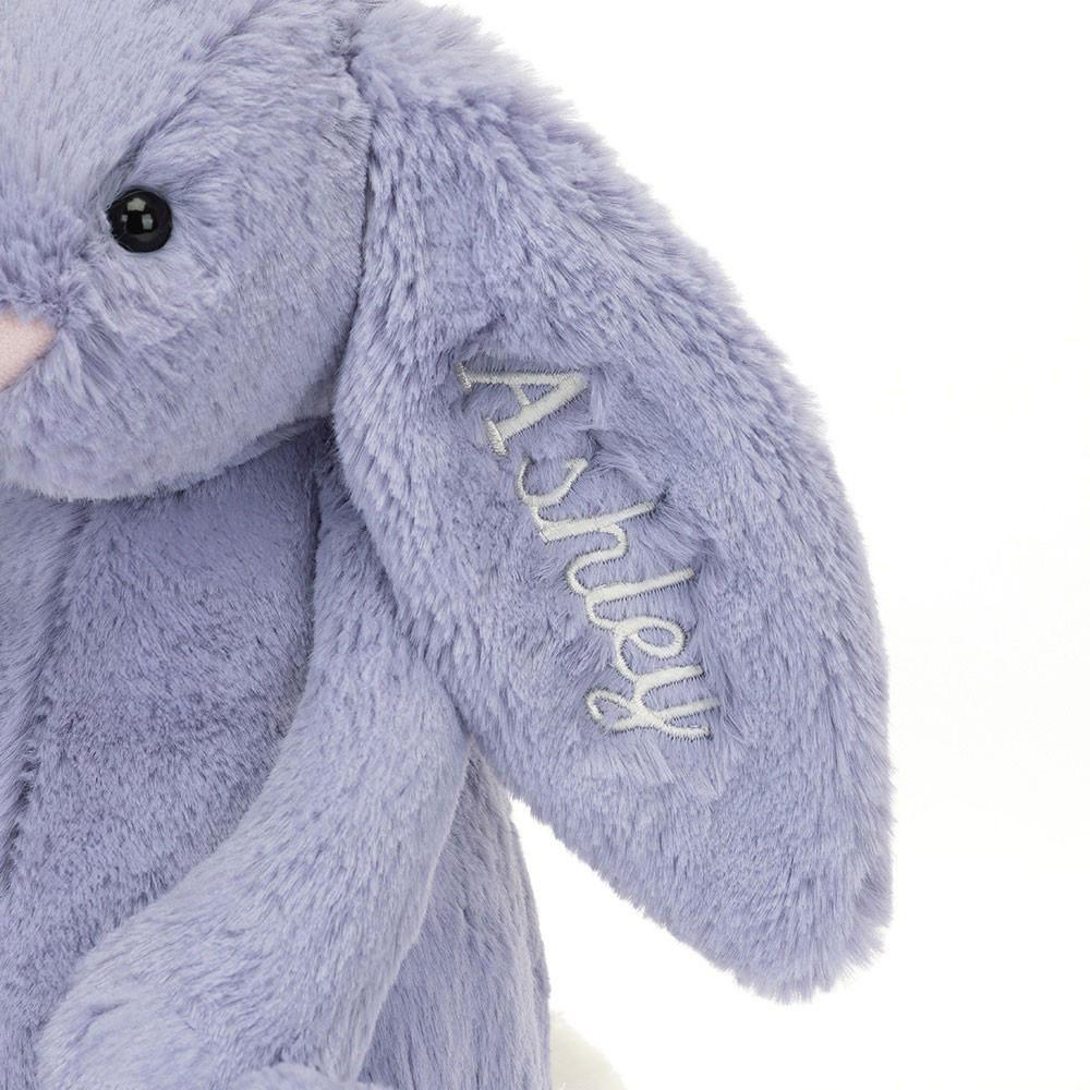 Peluche Jellycat Bashful Viola Coelhinha Medium,31cm x 12cm x 9cm Roxo | Portugal  PIMUT-2704