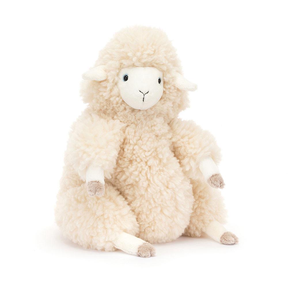 Peluche Jellycat Bibbly Bobbly Sheep,36cm x 22cm x 20cm Branco | Portugal  UEOBG-0674