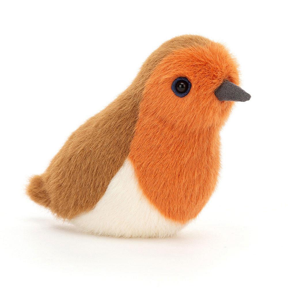 Peluche Jellycat Birdling Robin,10cm x 7cm x 9cm Marrom | Portugal  UICBZ-1395