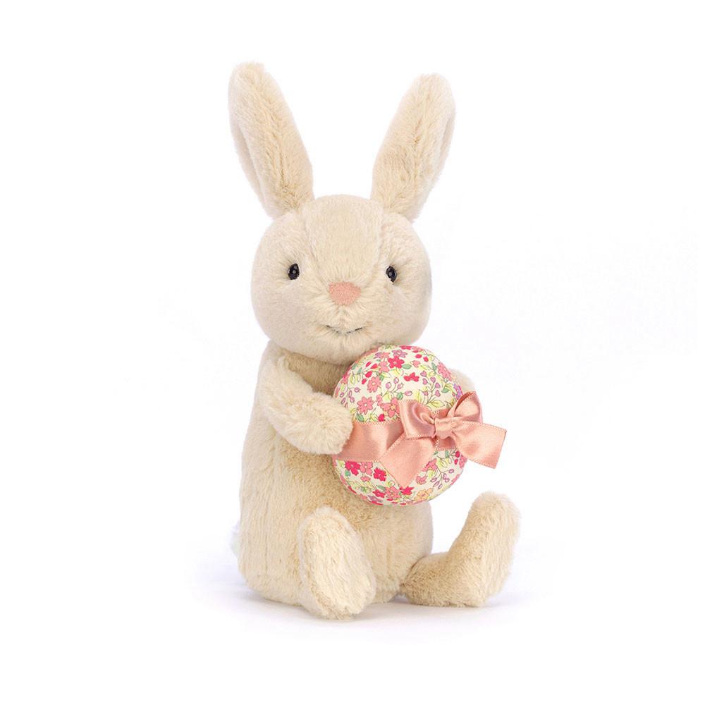 Peluche Jellycat Bonnie Coelhinha with Egg,18cm x 8cm x 6cm Bege | Portugal  HYVME-9238