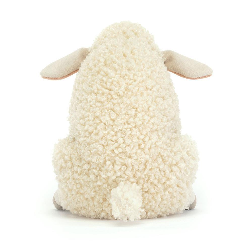 Peluche Jellycat Burly Boo Sheep,20cm x 11cm x 14cm Branco | Portugal  VYOFQ-9637
