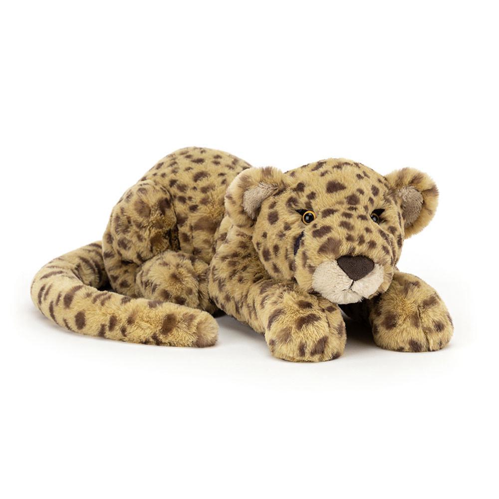 Peluche Jellycat Charley Cheetah,13cm x 14cm x 49cm Amarelas | Portugal  RYVZE-4538