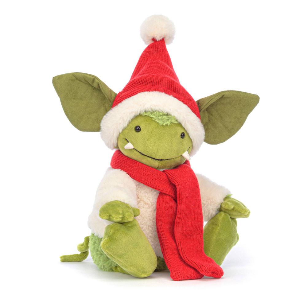 Peluche Jellycat Christmas Grizzo,30cm x 10cm x 9cm Verdes | Portugal  FOZCU-2189