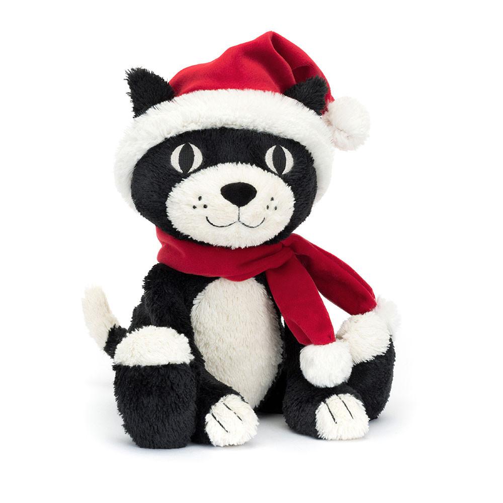 Peluche Jellycat Christmas Jack,12.6in x 4.3in x 3.5in Pretas | Portugal  APVUZ-5897