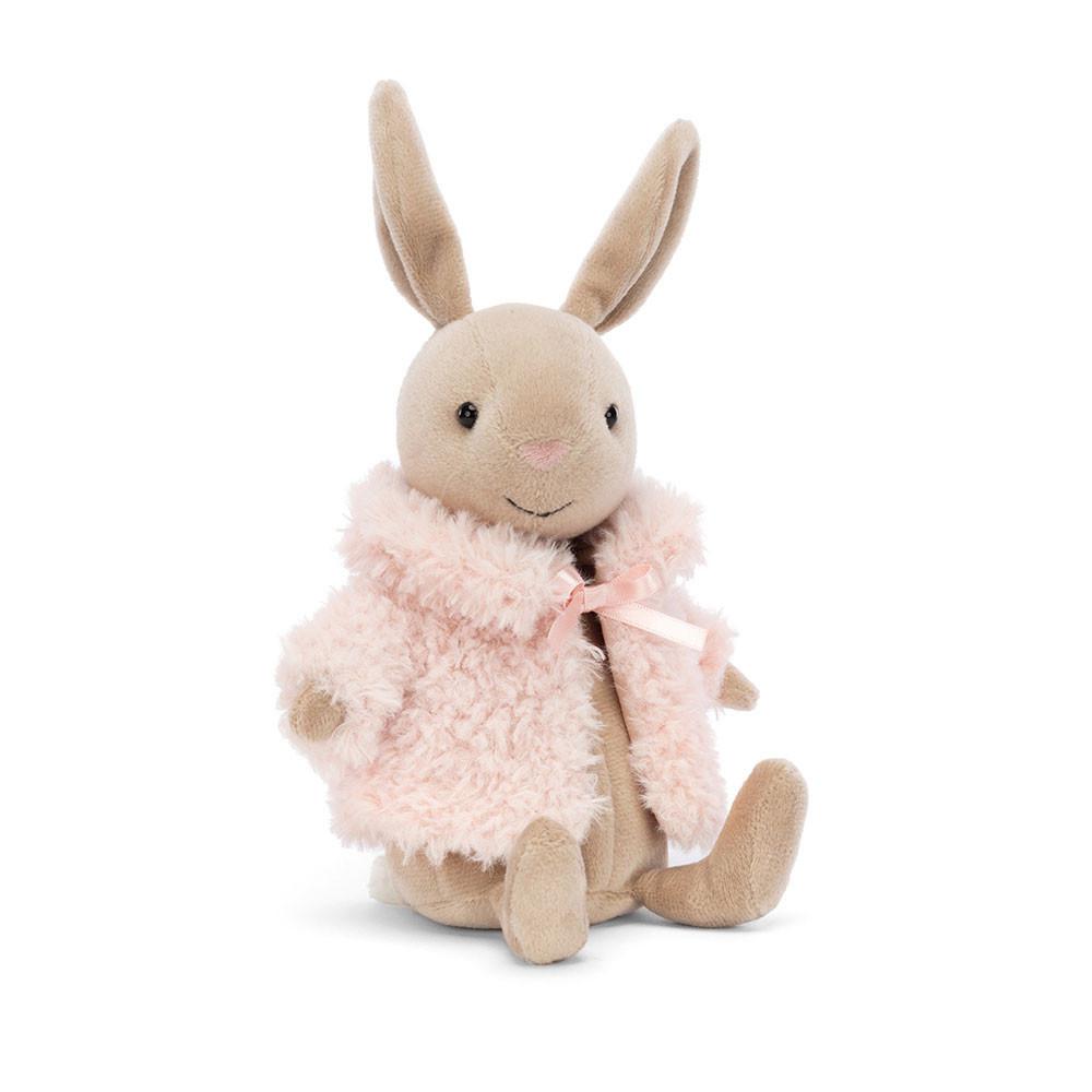 Peluche Jellycat Comfy Coat Coelhinha,18cm x 7cm x 6cm Bege | Portugal  JWPEQ-0781