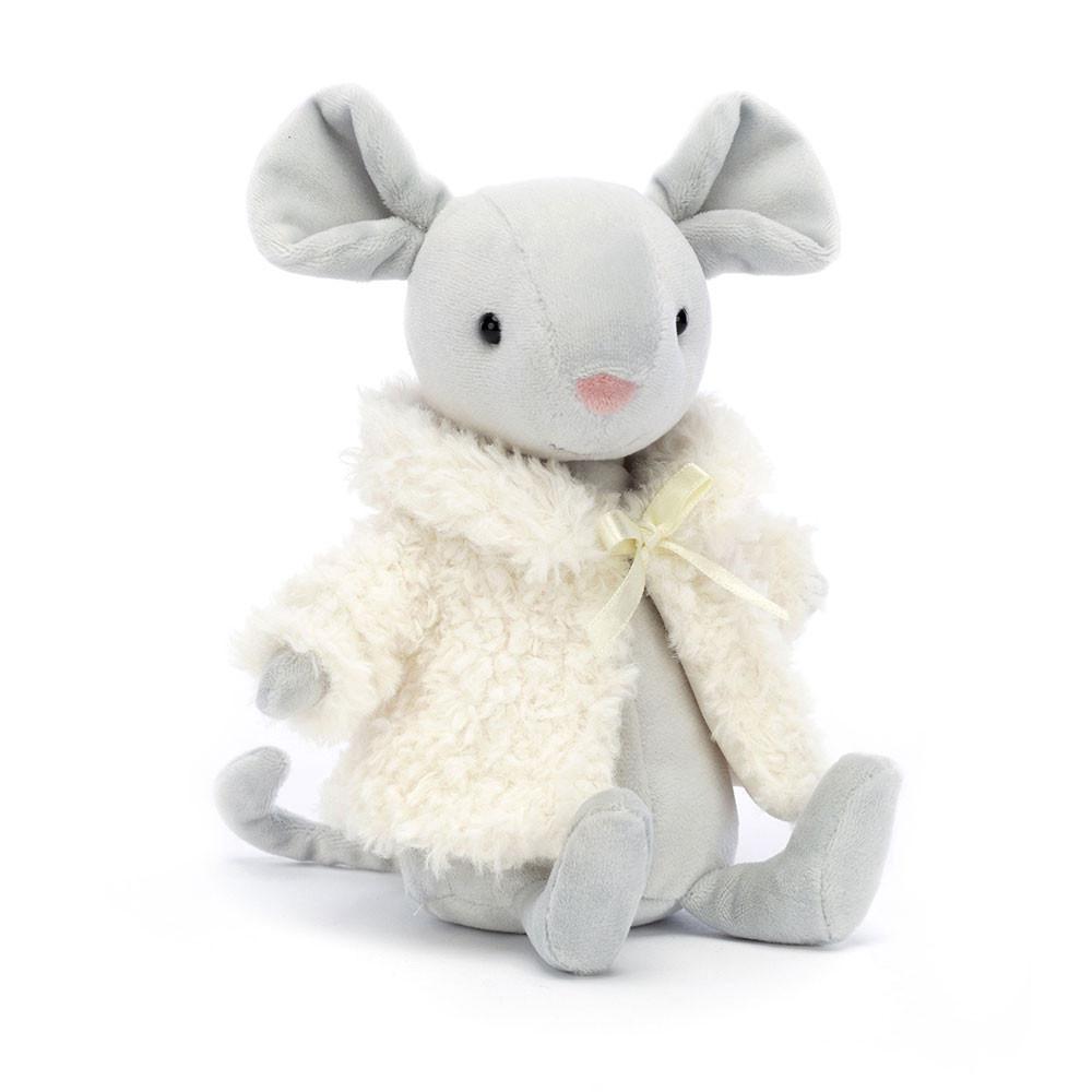 Peluche Jellycat Comfy Coat Mouse,18cm x 7cm x 6cm Cinzentas | Portugal  MZABT-4289