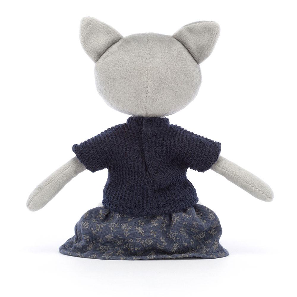 Peluche Jellycat Coquette Cutie Cat,9.4in x 2.4in x 1.6in Cinzentas | Portugal  HFNRE-1574