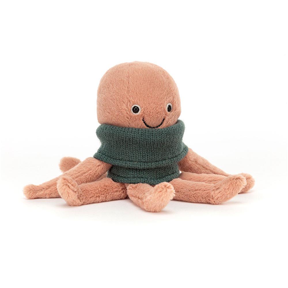 Peluche Jellycat Cozy Crew Octopus,20cm x 6cm x 6cm Laranja | Portugal  OVYEA-0321