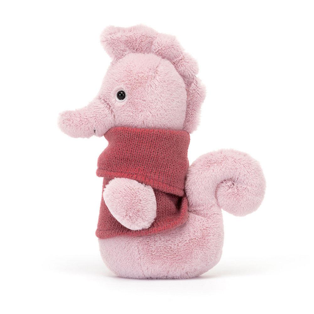 Peluche Jellycat Cozy Crew Seahorse,17cm x 6cm x 9cm Rosa | Portugal  OVJBM-6309