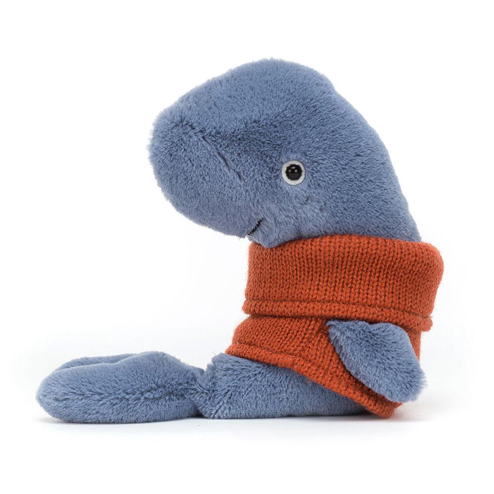 Peluche Jellycat Cozy Crew Whale,15cm x 6cm x 10cm Azuis | Portugal  SVJCT-6207