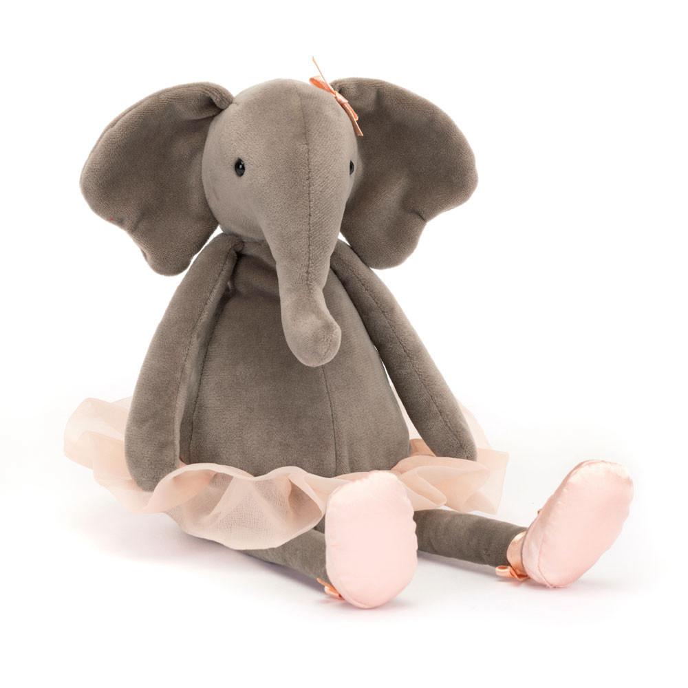 Peluche Jellycat Dancing Darcey Elephant,33cm x 9cm x 8cm Cinzentas | Portugal  FOATE-0825
