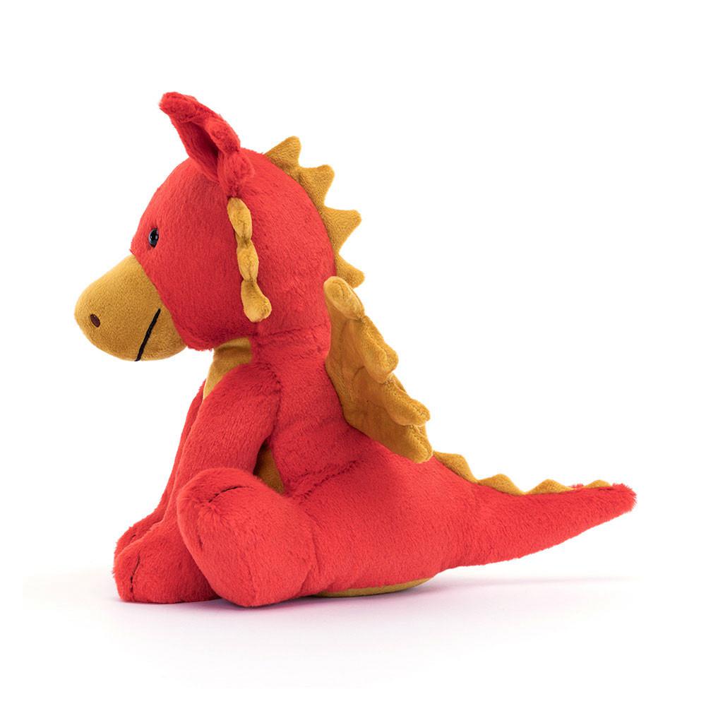 Peluche Jellycat Darvin Dragon,24cm x 20cm x 12cm Vermelhas | Portugal  QCRTA-1739