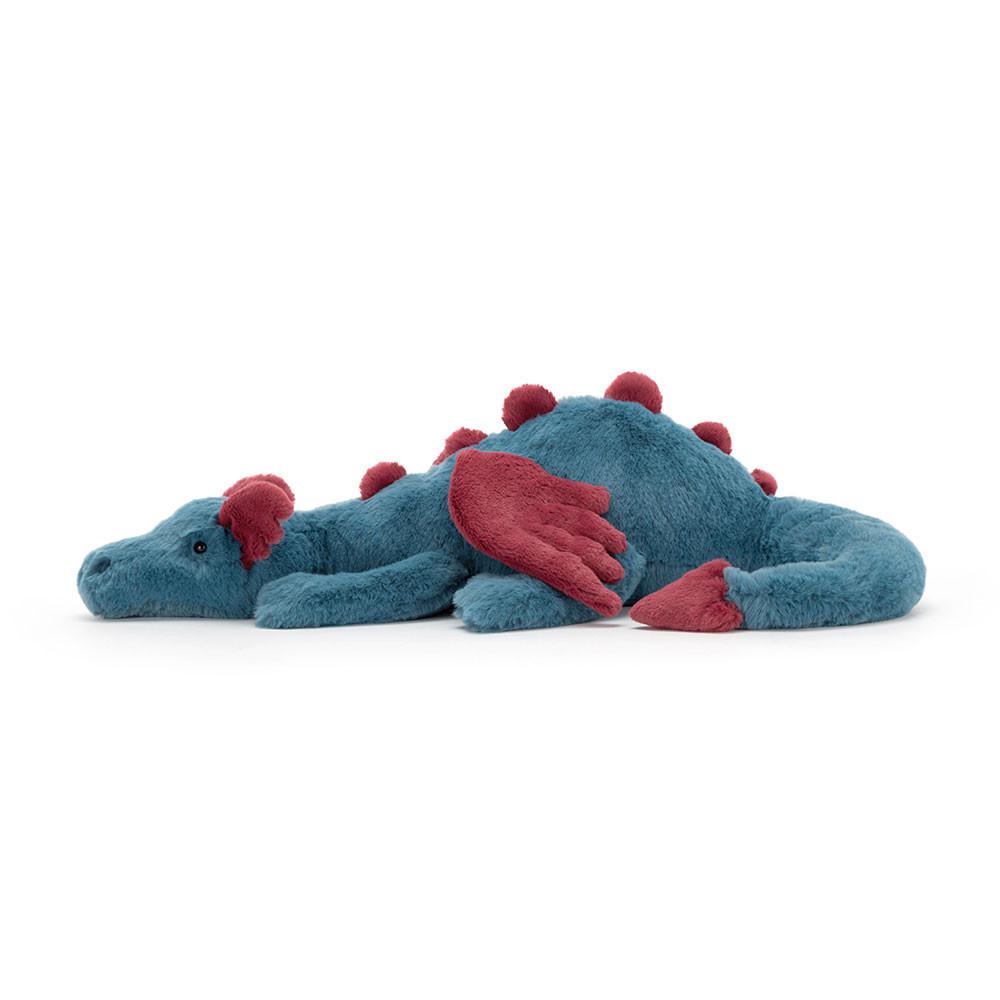 Peluche Jellycat Dexter Dragon,8cm x 8cm x 30cm Azuis | Portugal  JGYCI-1634
