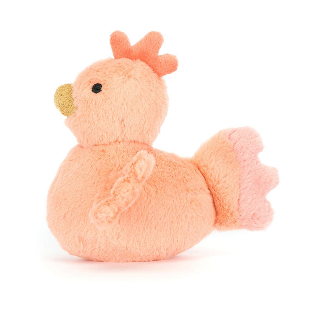 Peluche Jellycat Fluffy Chicken,11cm x 6cm x 11cm Laranja | Portugal  RJZWG-0412