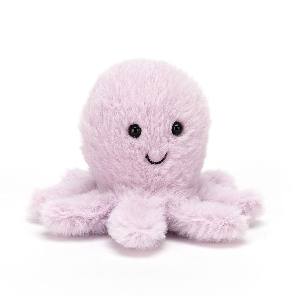 Peluche Jellycat Fluffy Octopus,8cm x 11cm x 10cm Roxo | Portugal  APYUT-9056