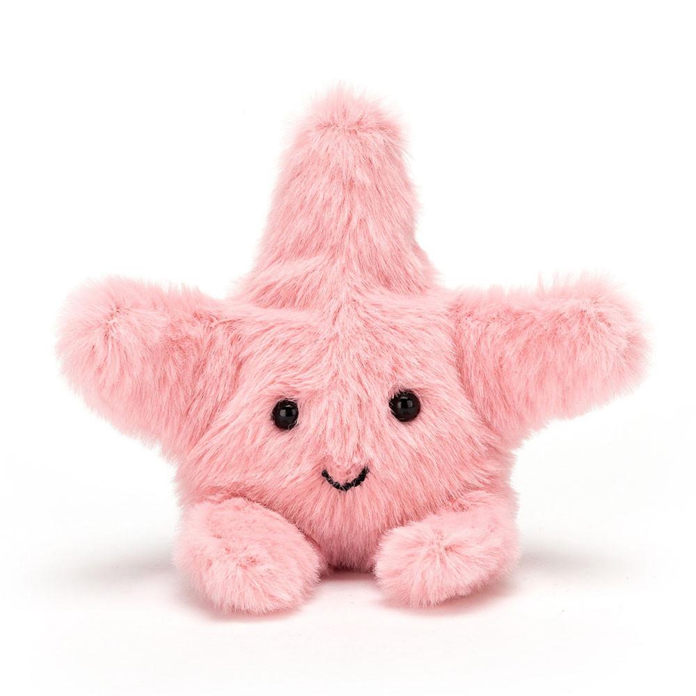 Peluche Jellycat Fluffy Starfish,10cm x 7cm x 4cm Rosa | Portugal  MQYJZ-3819