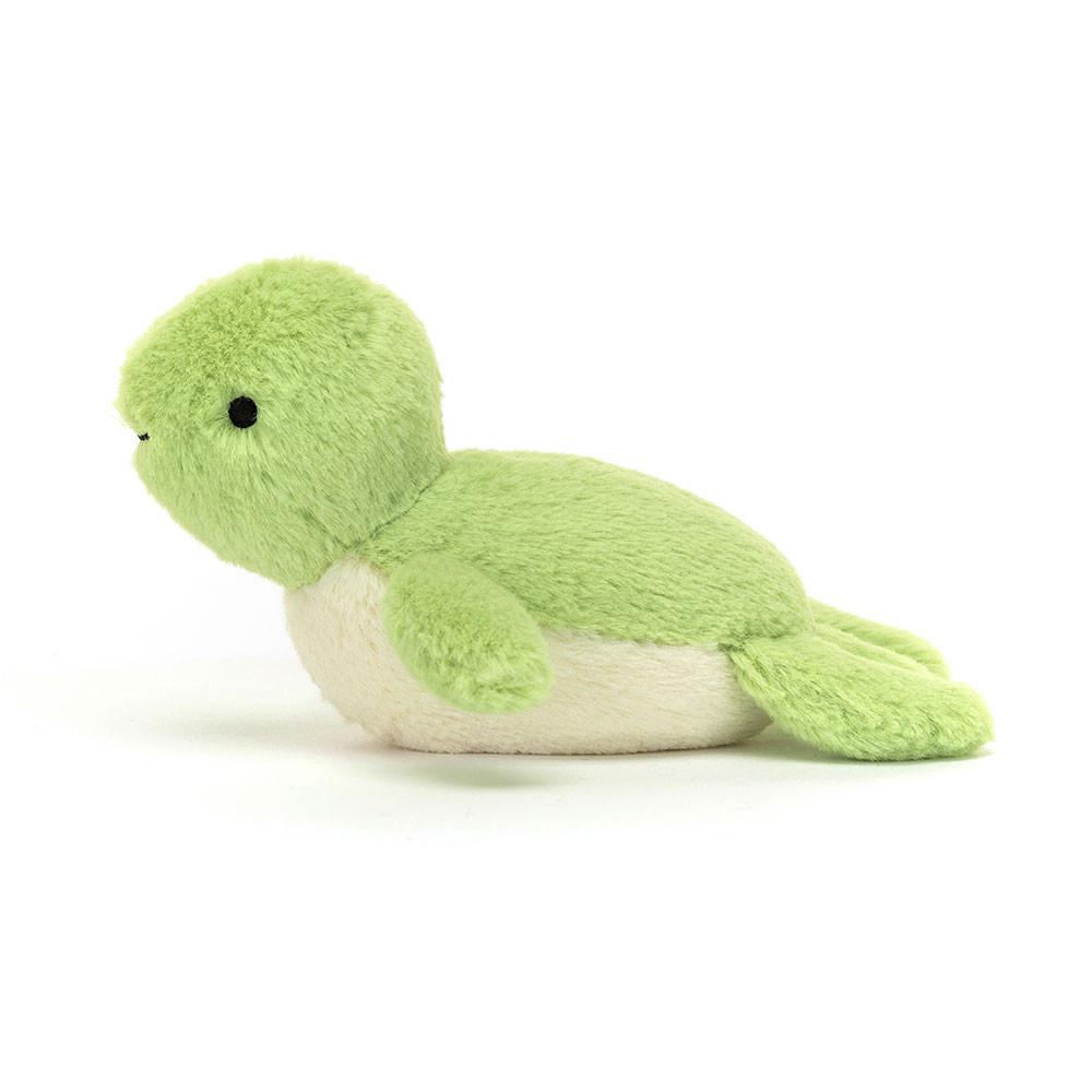 Peluche Jellycat Fluffy Turtle,7cm x 5cm x 9cm Verdes | Portugal  YEVNT-6514
