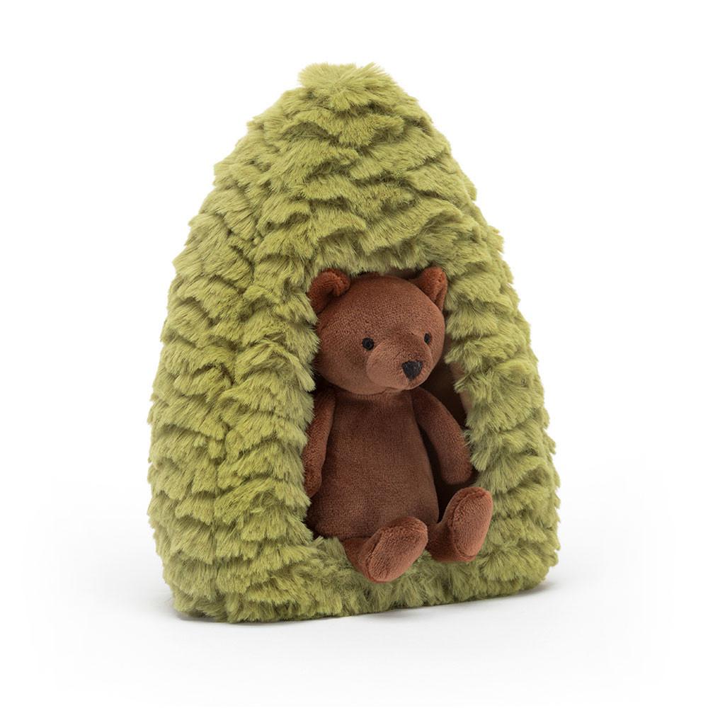 Peluche Jellycat Forest Fauna Bear,19cm x 14cm x 9cm Marrom | Portugal  NCSMB-5978