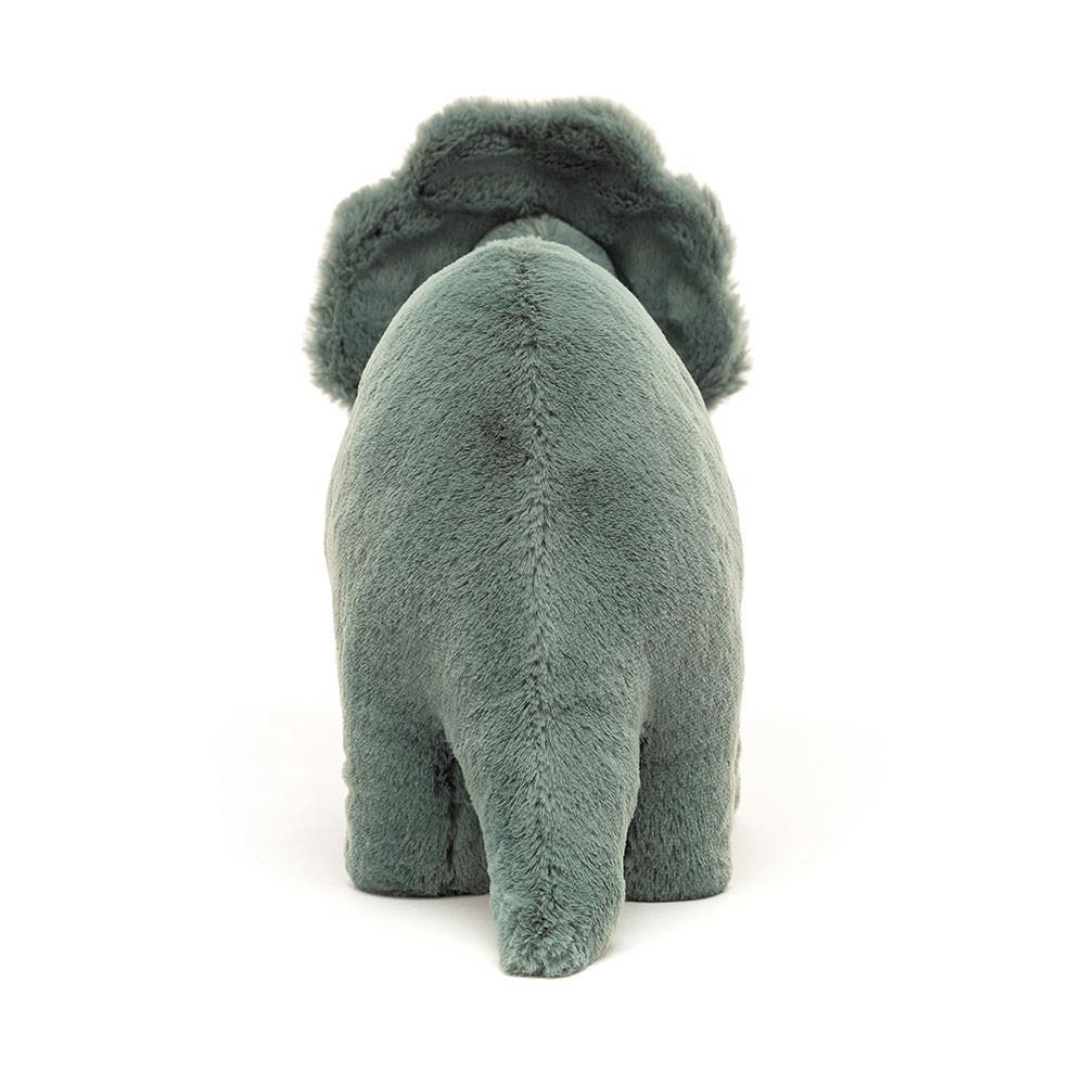 Peluche Jellycat Fossilly Triceratops,6.7in x 4.7in x 11.4in Verdes | Portugal  EJXAL-1548
