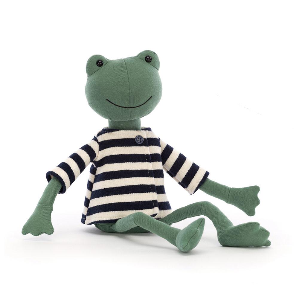 Peluche Jellycat Francisco Frog,32cm x 10cm x 7cm Verdes | Portugal  TVEUS-9587