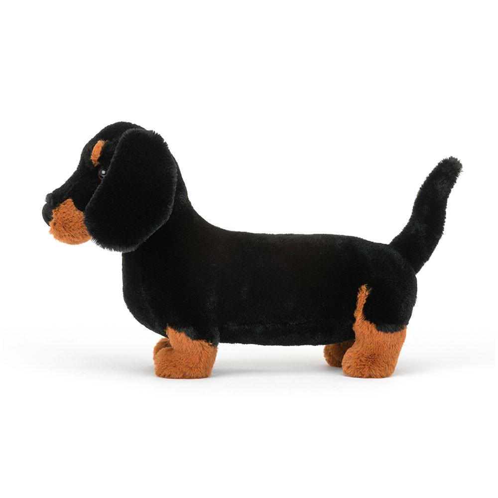 Peluche Jellycat Freddie Sausage Dog,7.5in x 3.5in x 11.4in Pretas | Portugal  GONEA-0712