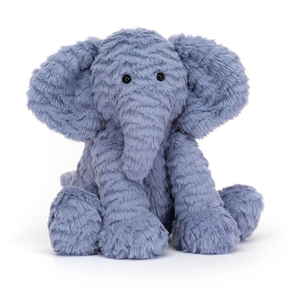 Peluche Jellycat Fuddlewuddle Elephant,23cm x 13cm x 9cm Azuis | Portugal  OLBTH-1593