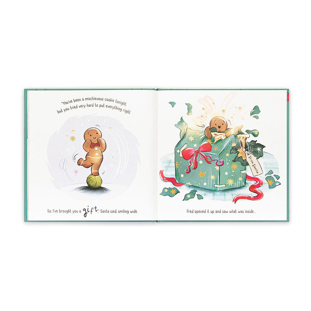 Peluche Jellycat Gingerbread FBook,25cm x 25cm x 1cm Marrom | Portugal  HVJZM-6392