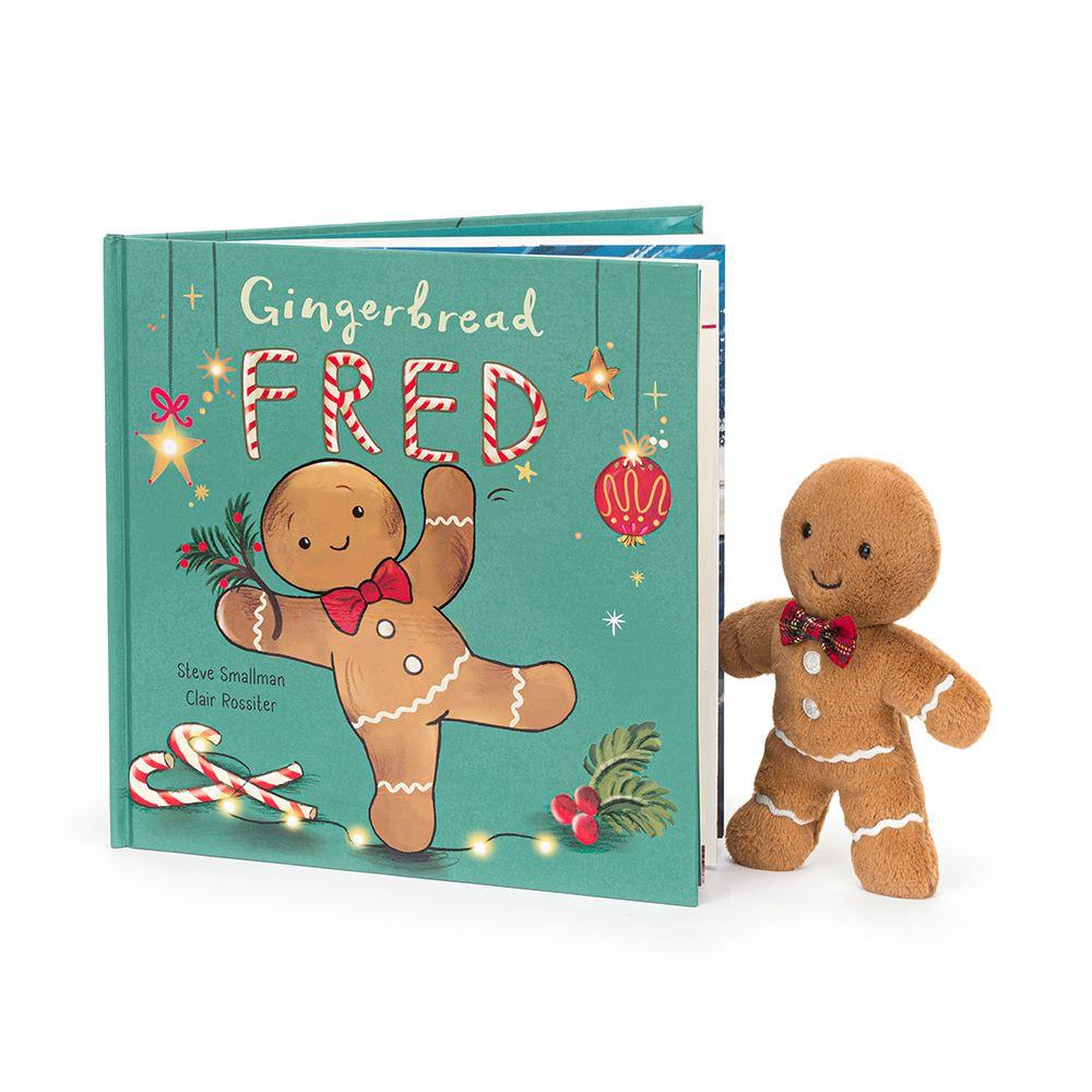 Peluche Jellycat Gingerbread FBook and Jolly Gingerbread FOriginal, Marrom | Portugal  TQWLU-0246